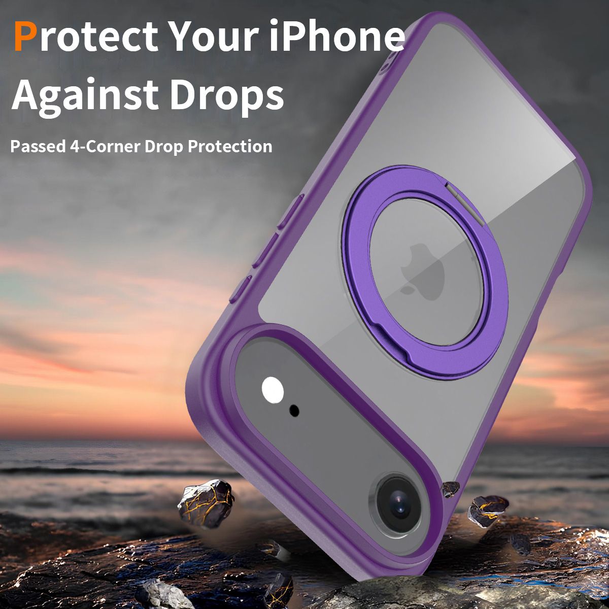 Orbit Prism 360° Rotating Stand Clear Case — 73