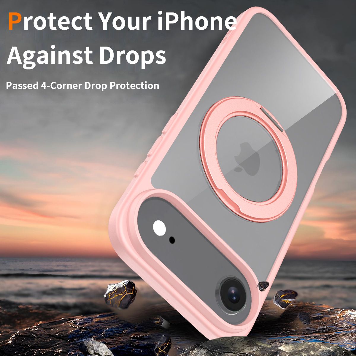 Orbit Prism 360° Rotating Stand Clear Case — 67