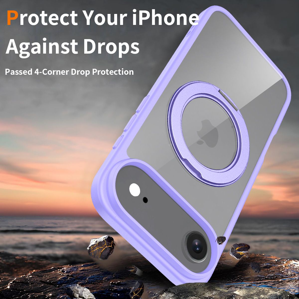 Orbit Prism 360° Rotating Stand Clear Case — 91