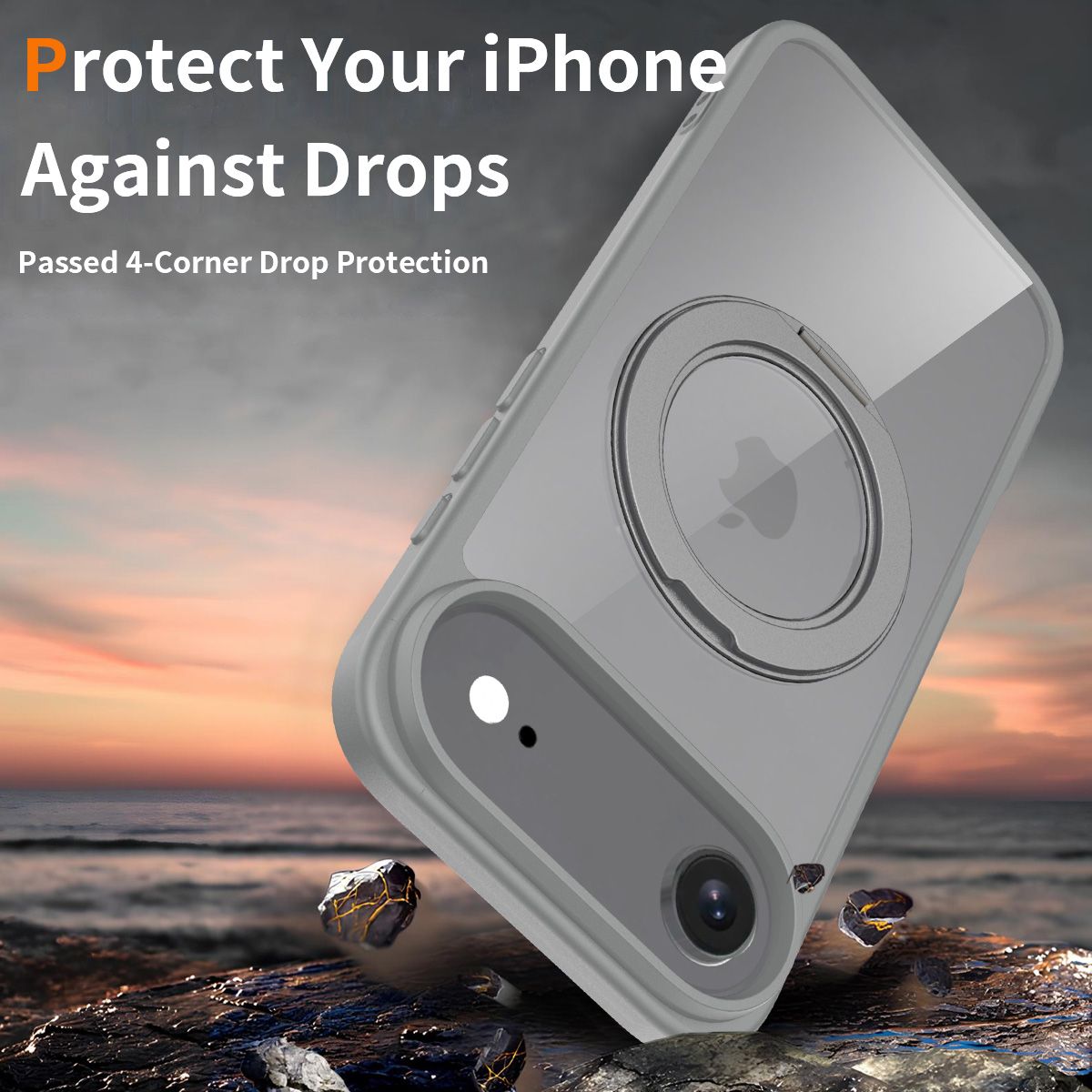 Orbit Prism 360° Rotating Stand Clear Case — 85