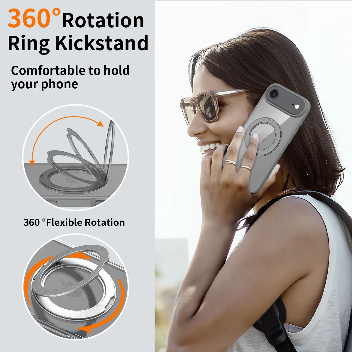 Orbit Prism 360° Rotating Stand Clear Case — 86