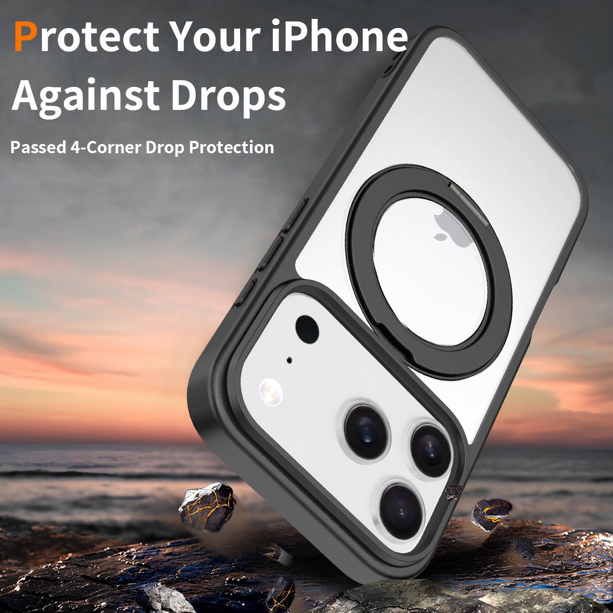 Orbit Prism 360° Rotating Stand Clear Case — 103