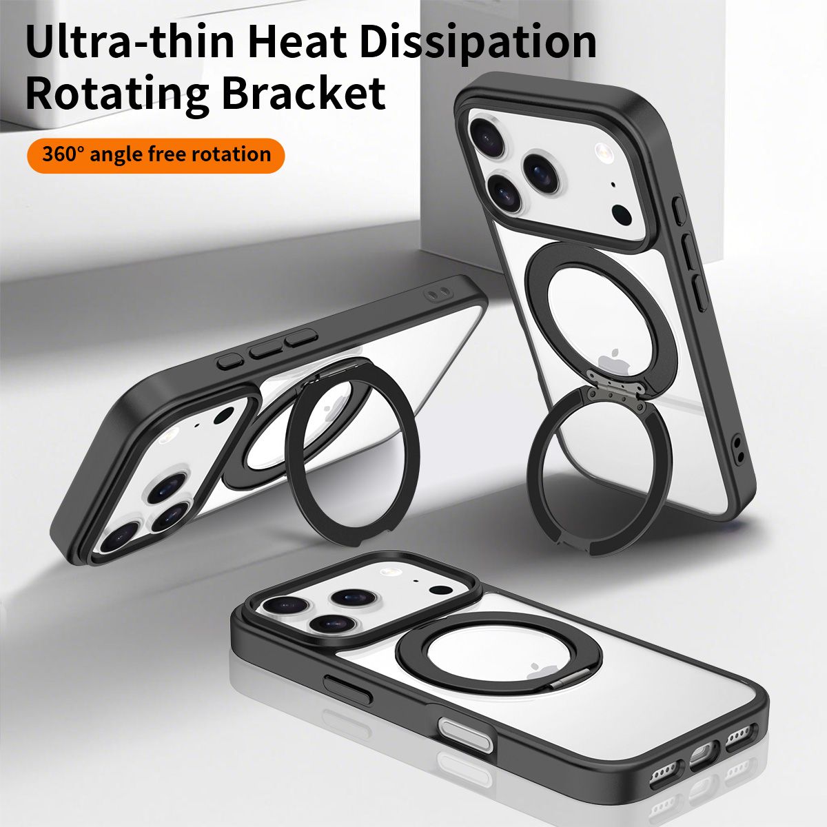 Orbit Prism 360° Rotating Stand Clear Case — 107