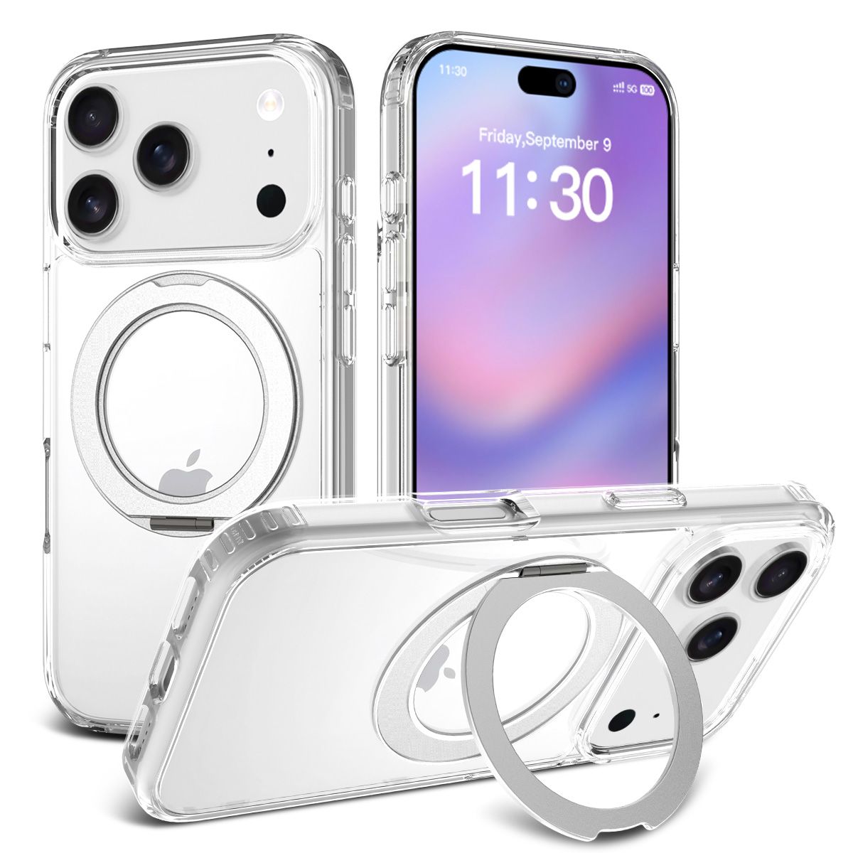 Orbit Prism 360° Rotating Stand Clear Case — 110
