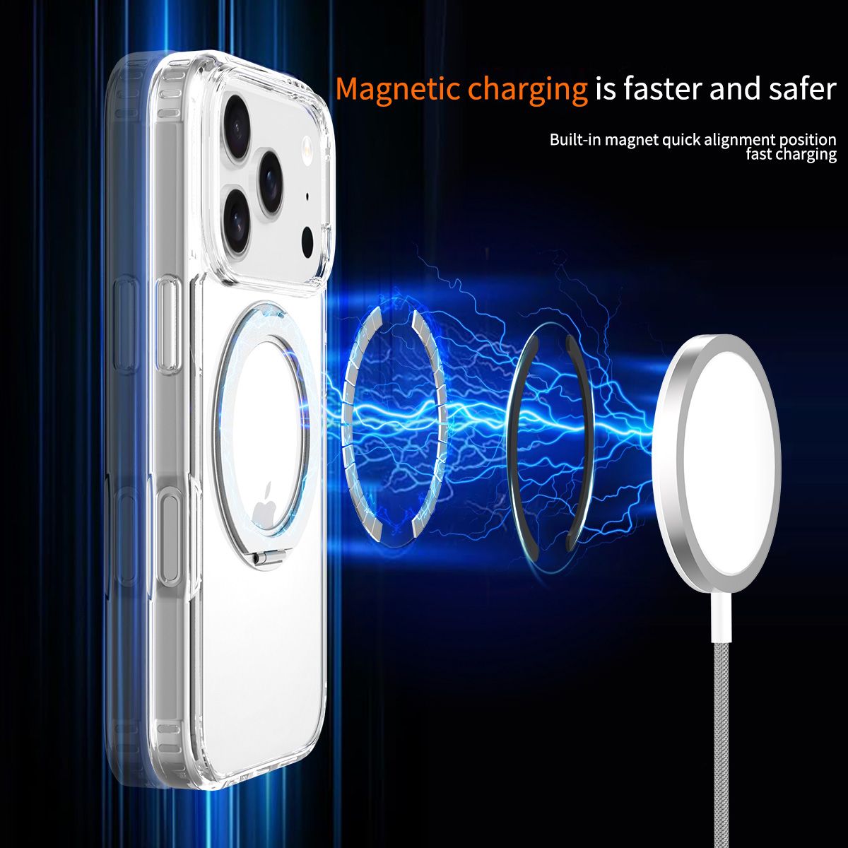 Orbit Prism 360° Rotating Stand Clear Case — 113