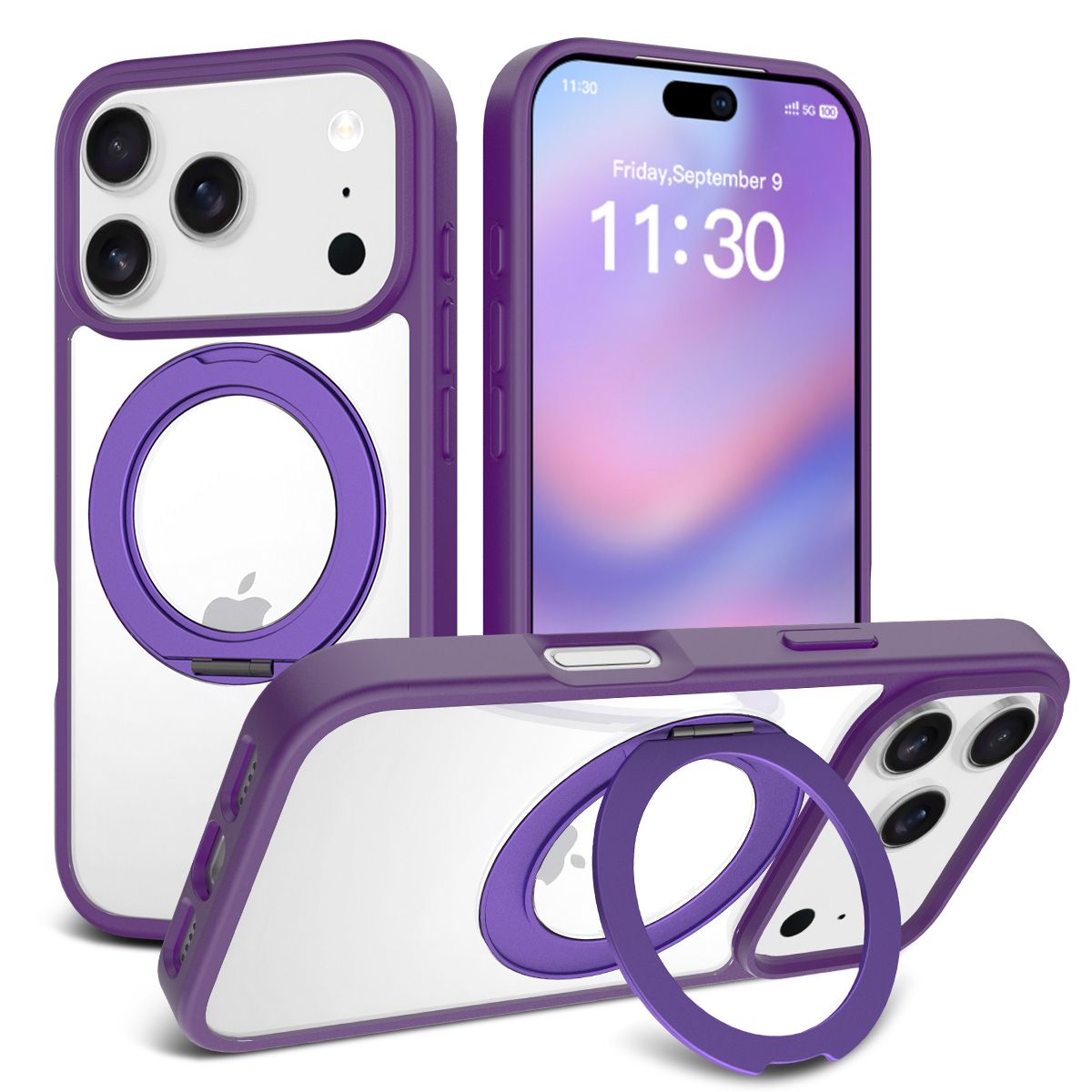 Orbit Prism 360° Rotating Stand Clear Case — 122