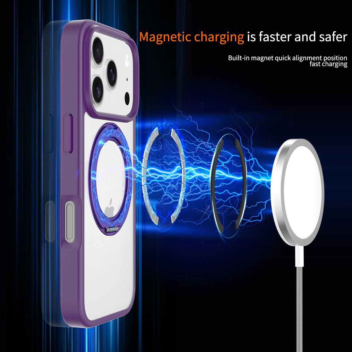 Orbit Prism 360° Rotating Stand Clear Case — 125