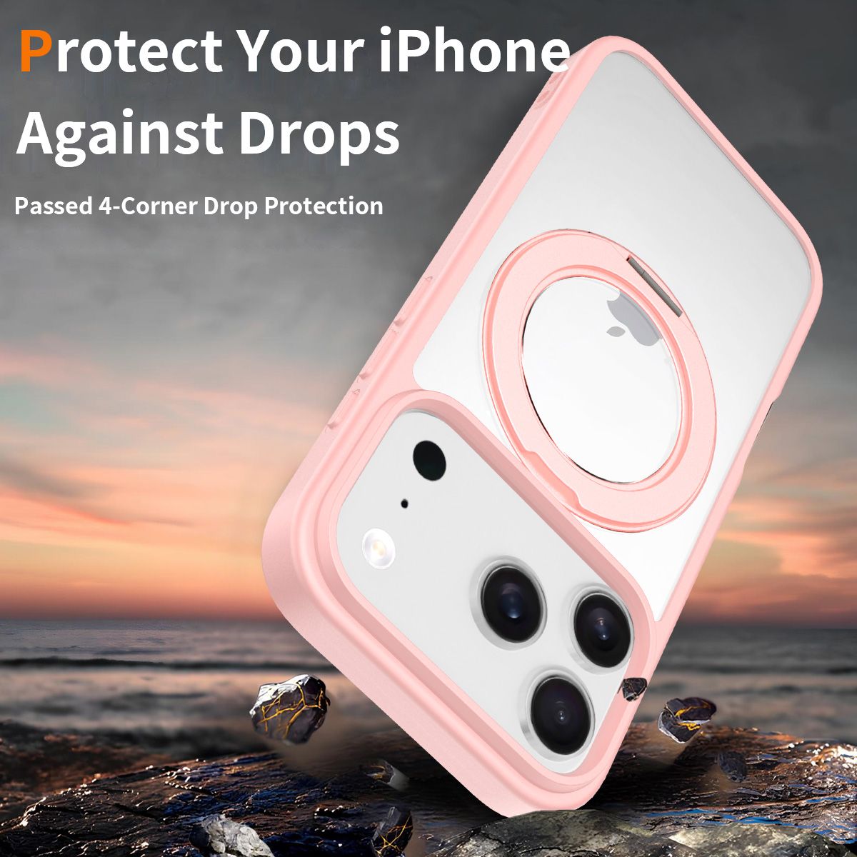 Orbit Prism 360° Rotating Stand Clear Case — 117