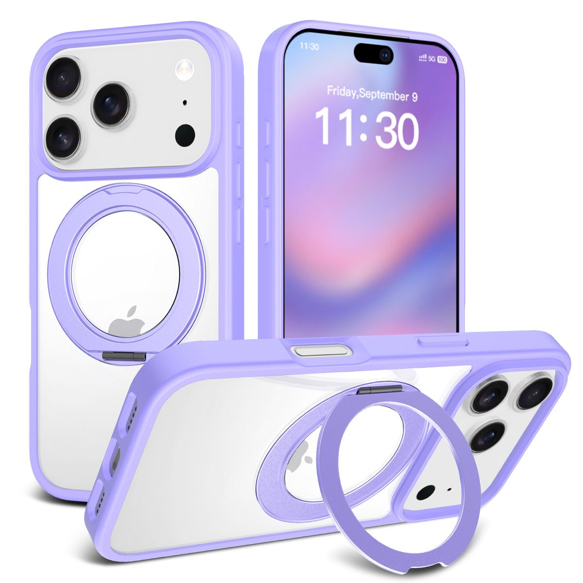 Orbit Prism 360° Rotating Stand Clear Case — 140