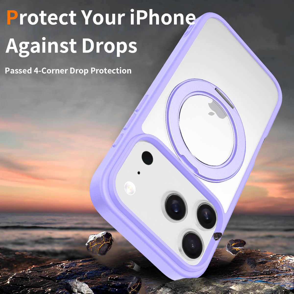Orbit Prism 360° Rotating Stand Clear Case — 141