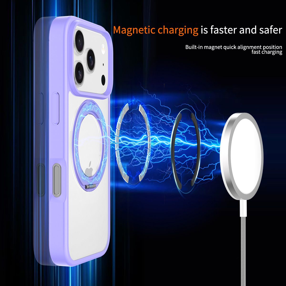 Orbit Prism 360° Rotating Stand Clear Case — 143