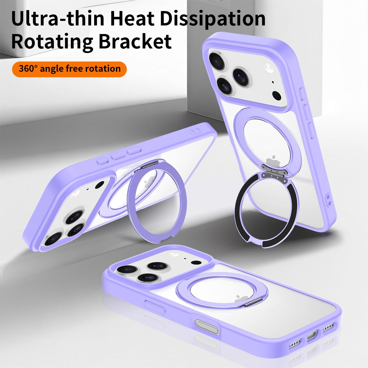 Orbit Prism 360° Rotating Stand Clear Case — 145