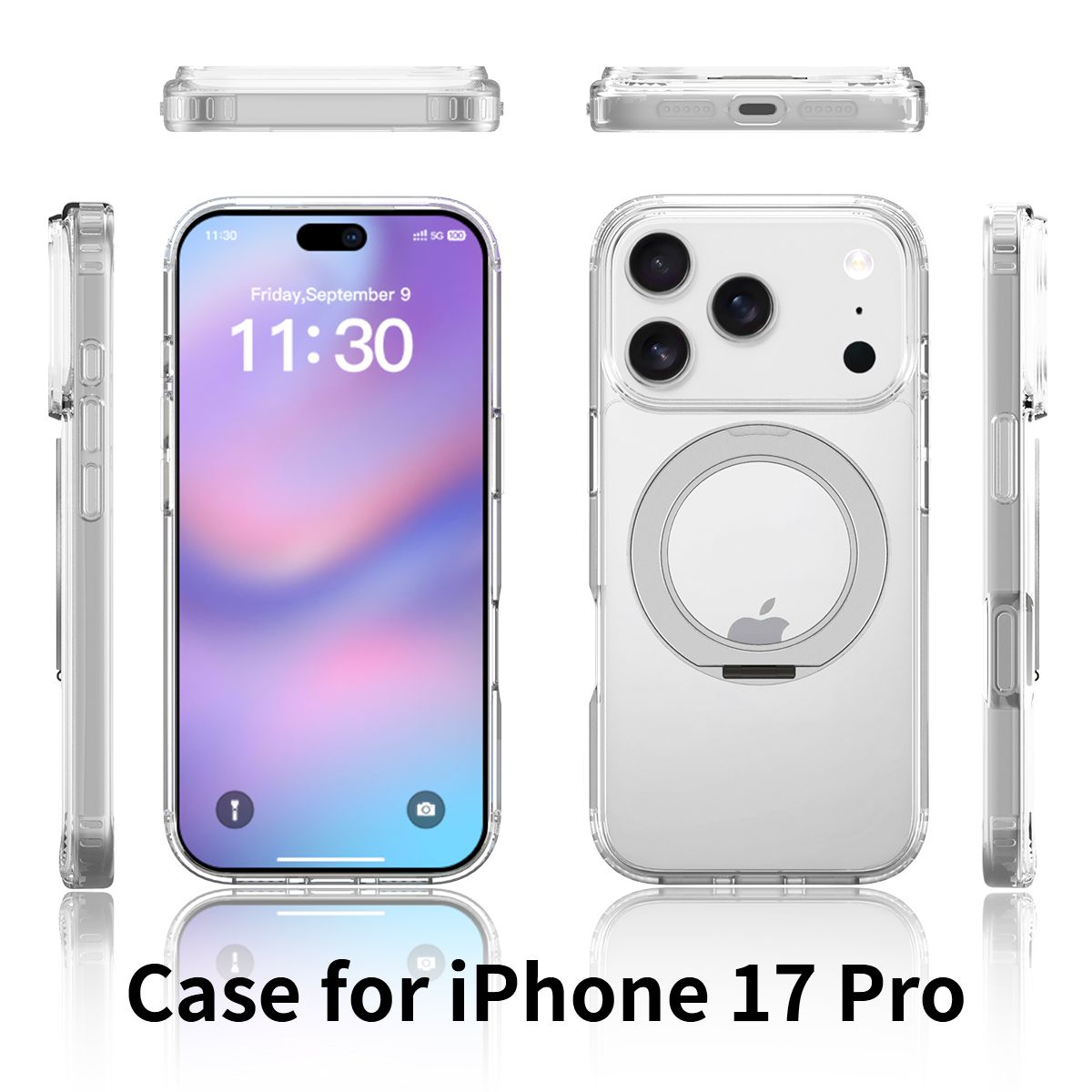 Orbit Prism 360° Rotating Stand Clear Case — 109