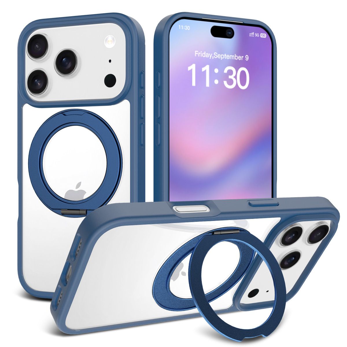 Orbit Prism 360° Rotating Stand Clear Case — 128