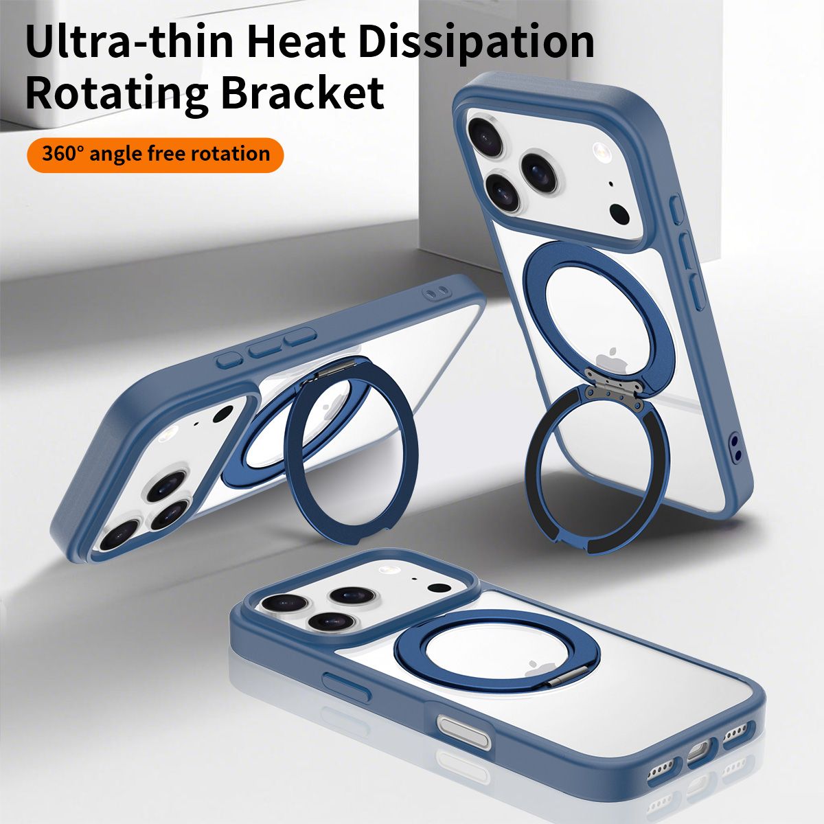 Orbit Prism 360° Rotating Stand Clear Case — 133