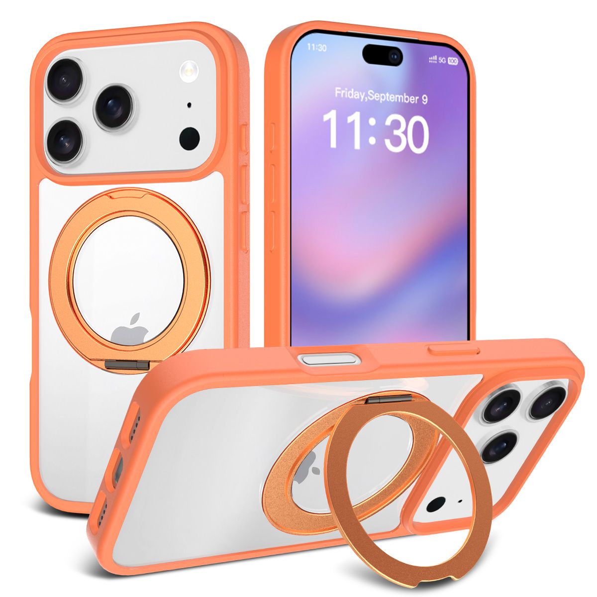 Orbit Prism 360° Rotating Stand Clear Case — 146