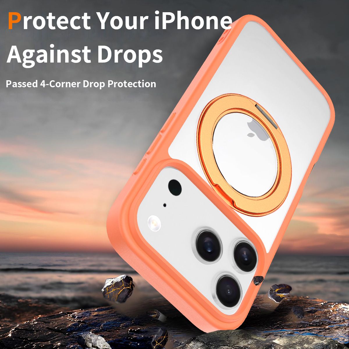 Orbit Prism 360° Rotating Stand Clear Case — 147