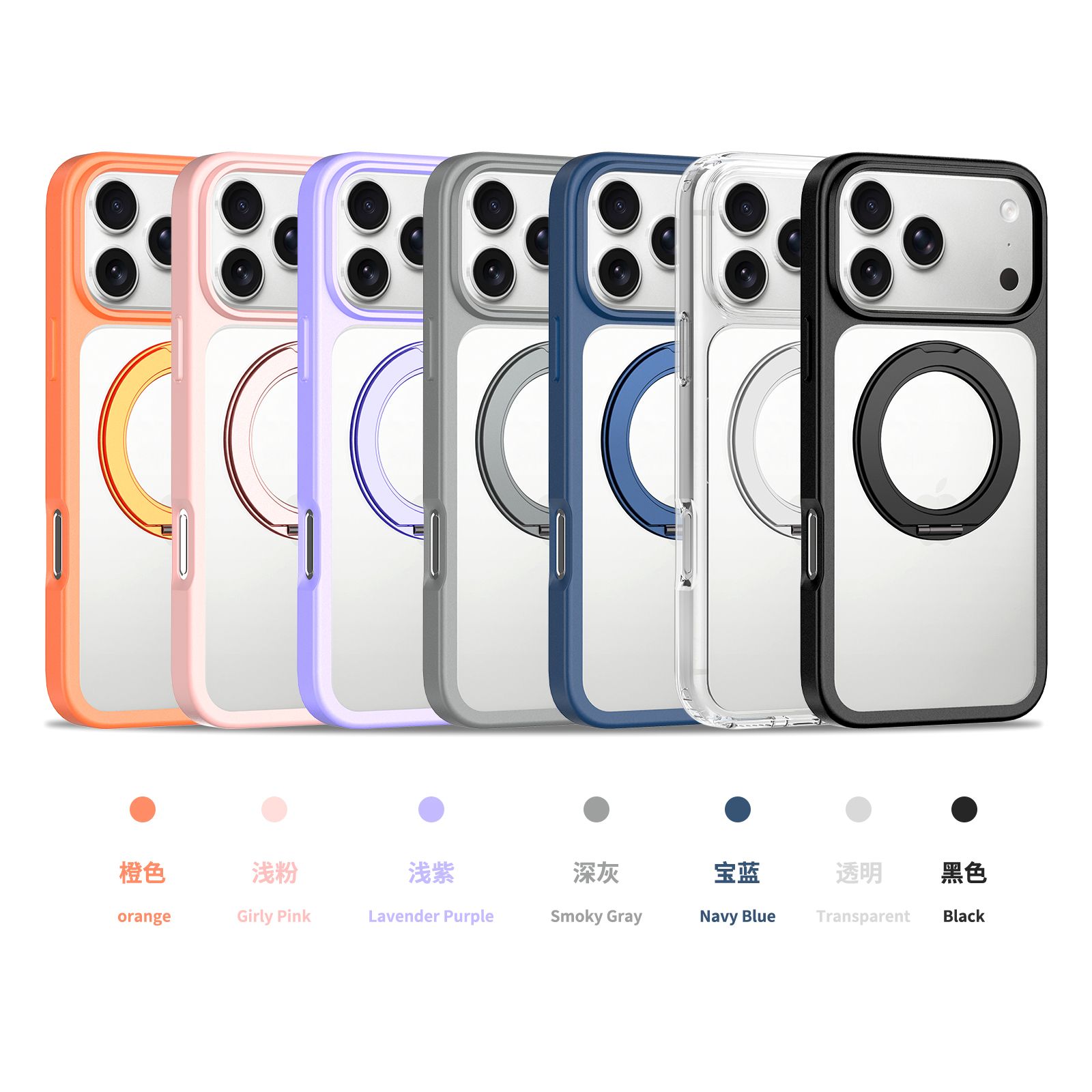 Orbit Prism 360° Rotating Stand Clear Case