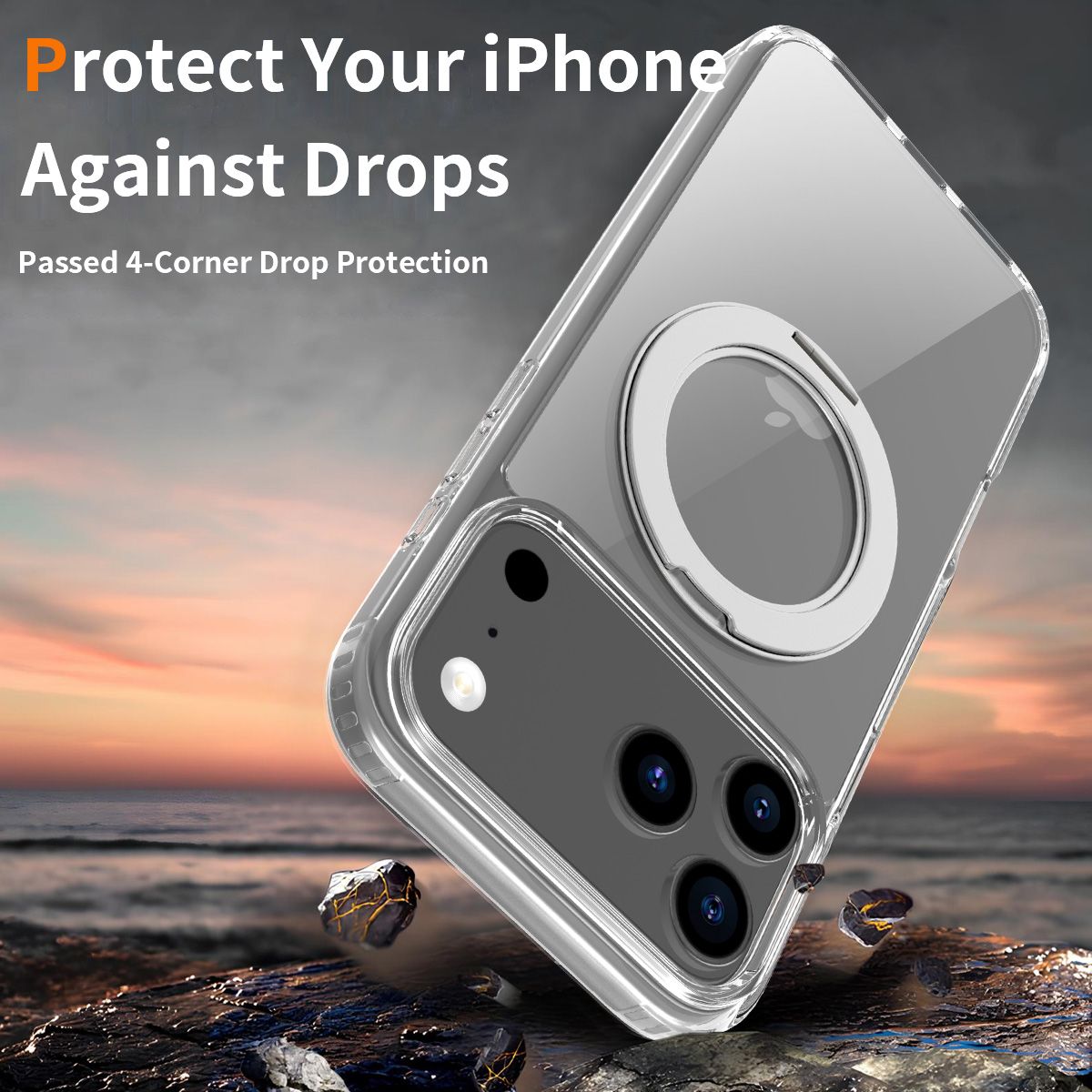 Orbit Prism 360° Rotating Stand Clear Case — 161