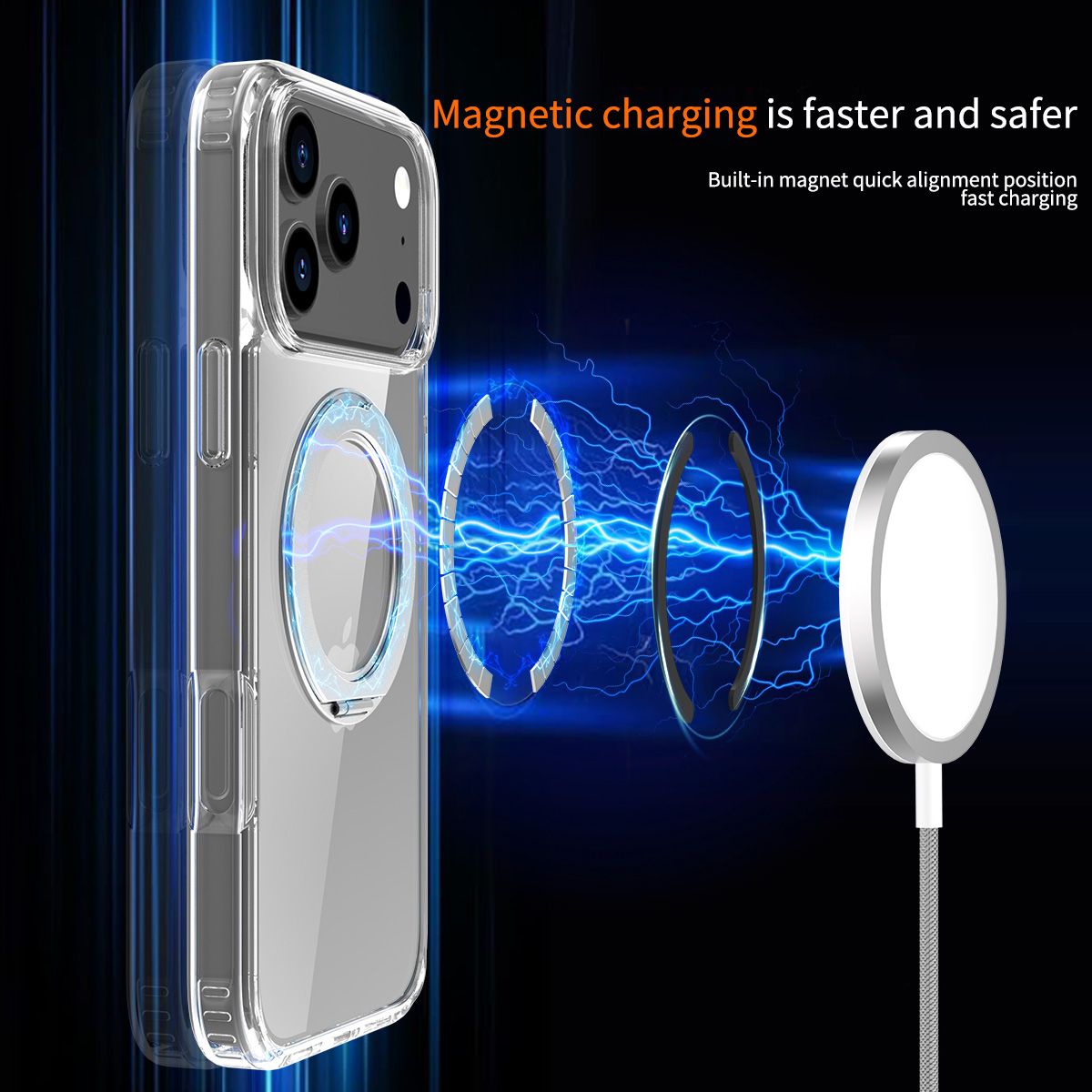 Orbit Prism 360° Rotating Stand Clear Case — 163