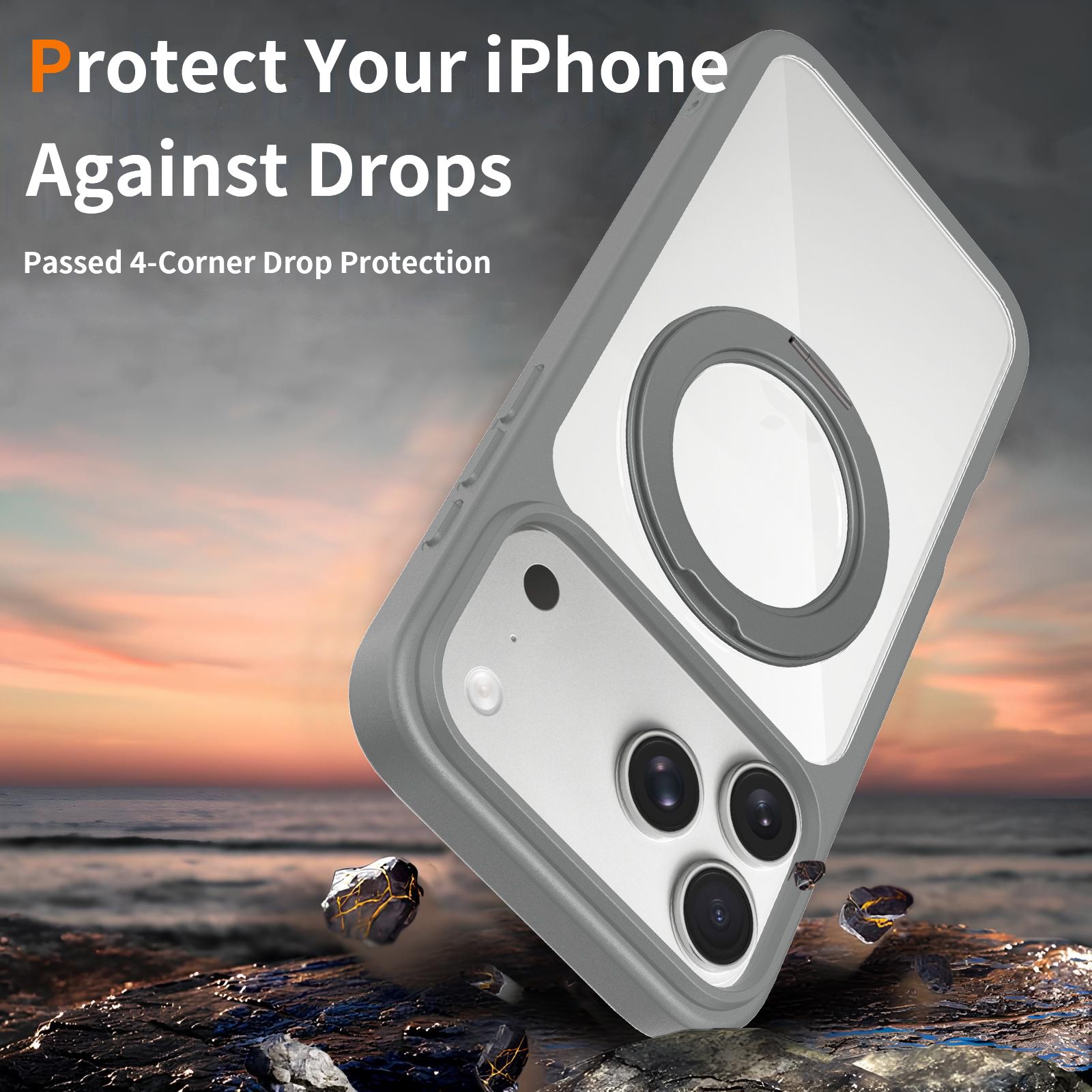 Orbit Prism 360° Rotating Stand Clear Case — 211