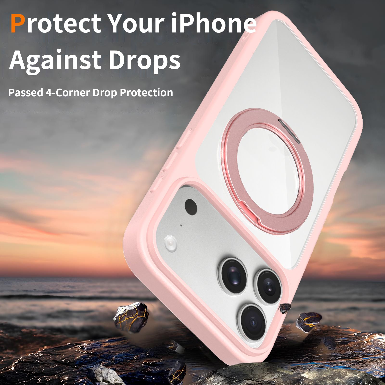 Orbit Prism 360° Rotating Stand Clear Case — 217