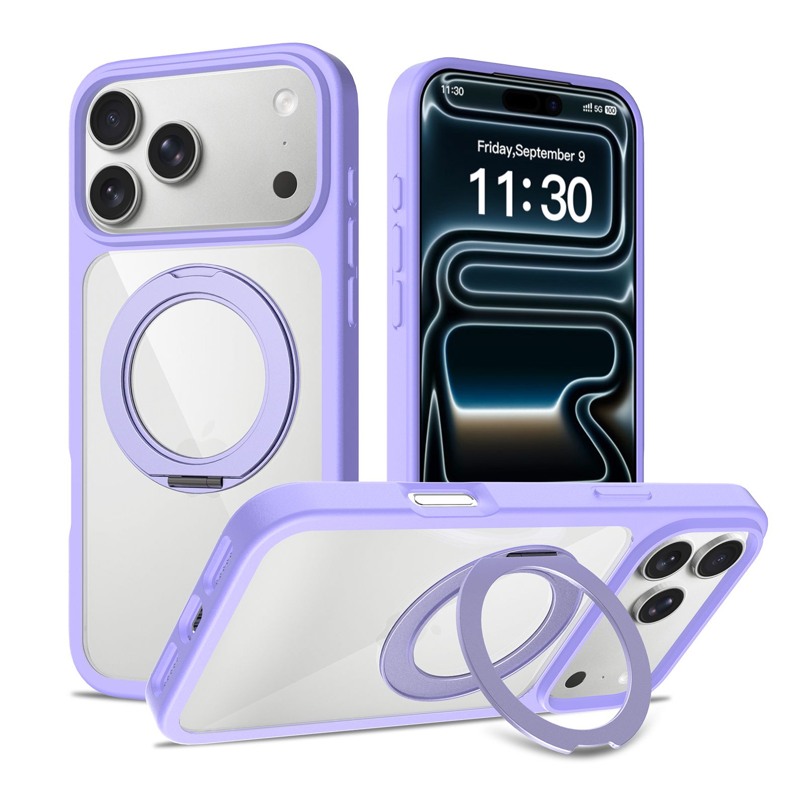 Orbit Prism 360° Rotating Stand Clear Case — 234
