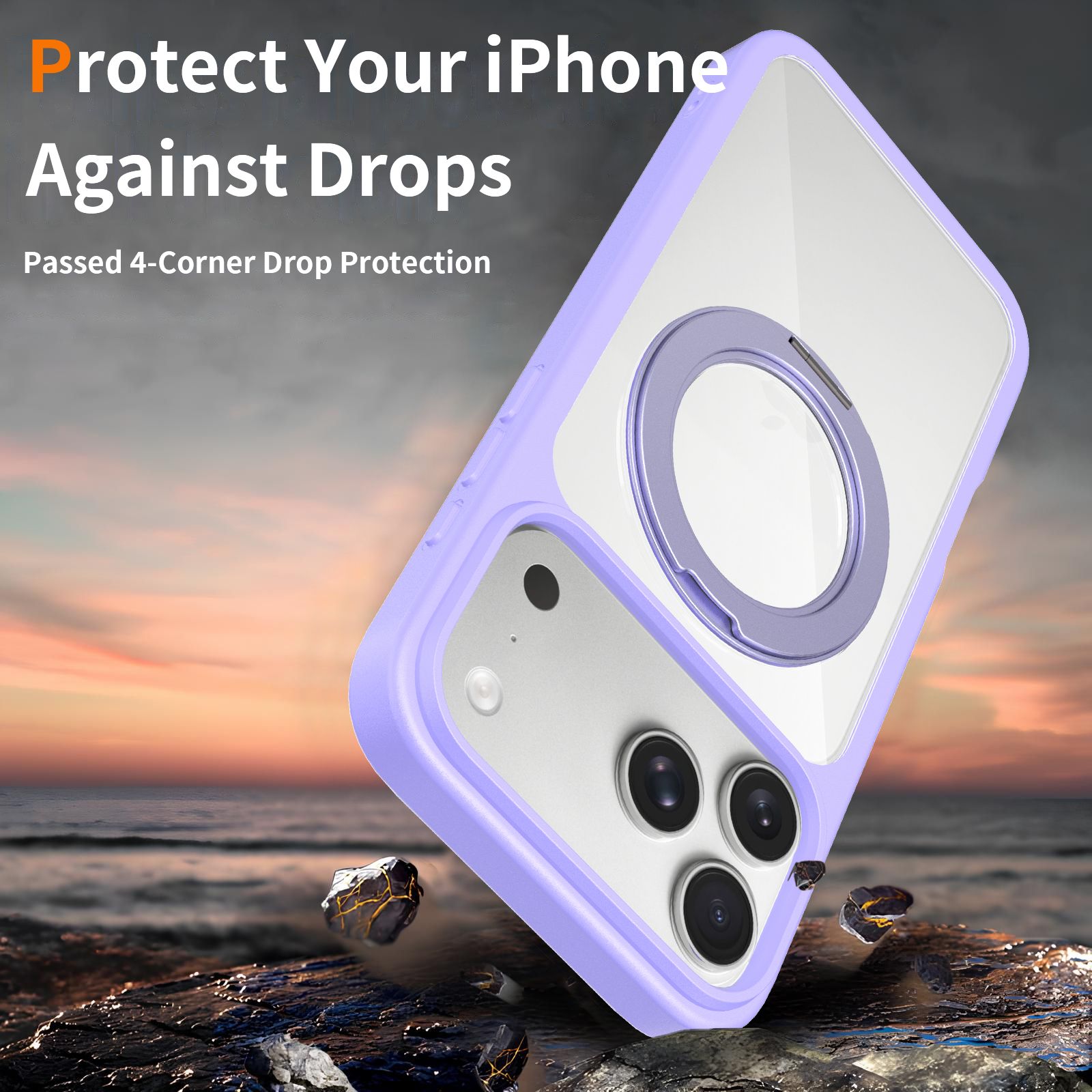 Orbit Prism 360° Rotating Stand Clear Case — 235