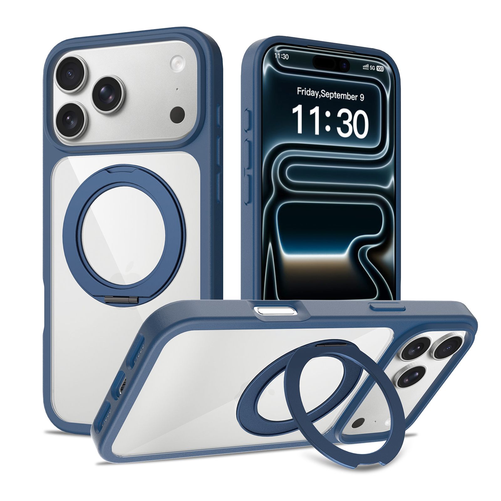 Orbit Prism 360° Rotating Stand Clear Case — 222