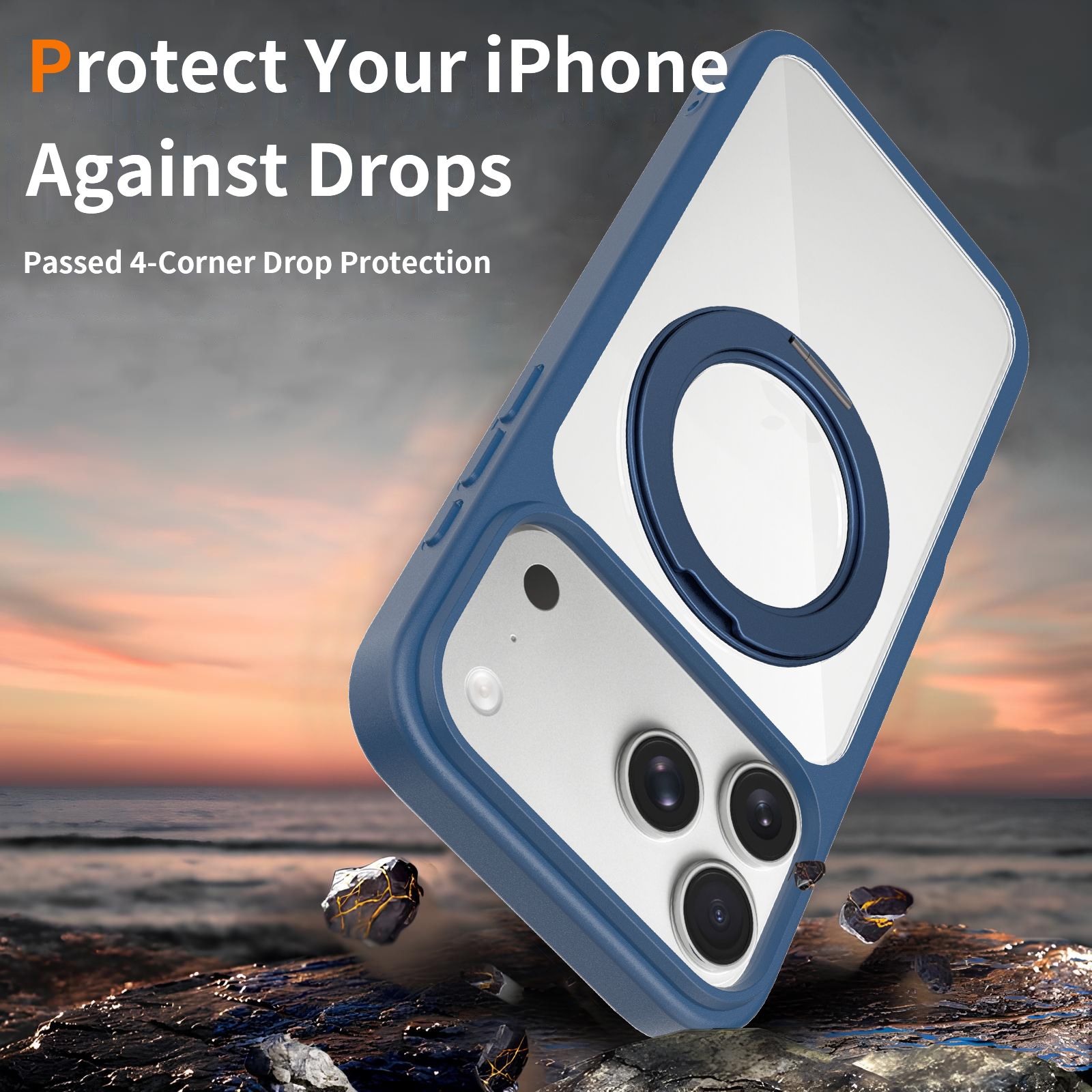Orbit Prism 360° Rotating Stand Clear Case — 223