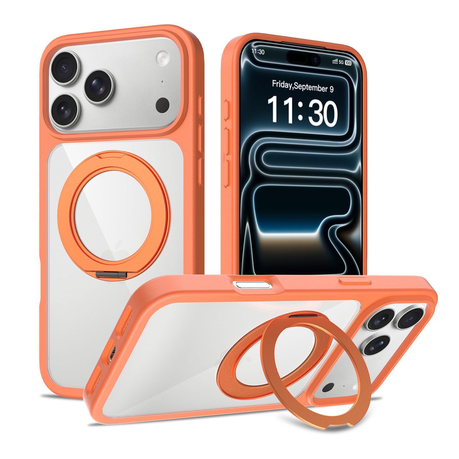Orbit Prism 360° Rotating Stand Clear Case — 240