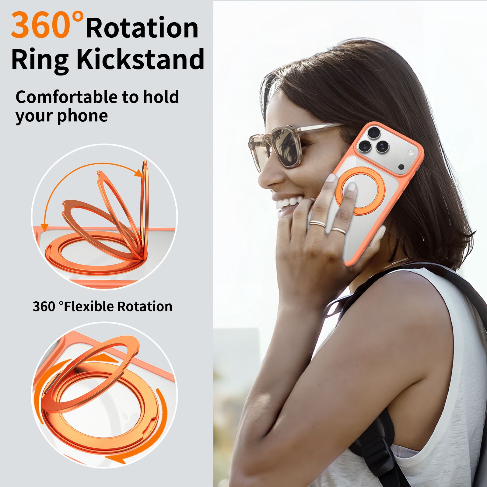 Orbit Prism 360° Rotating Stand Clear Case — 242