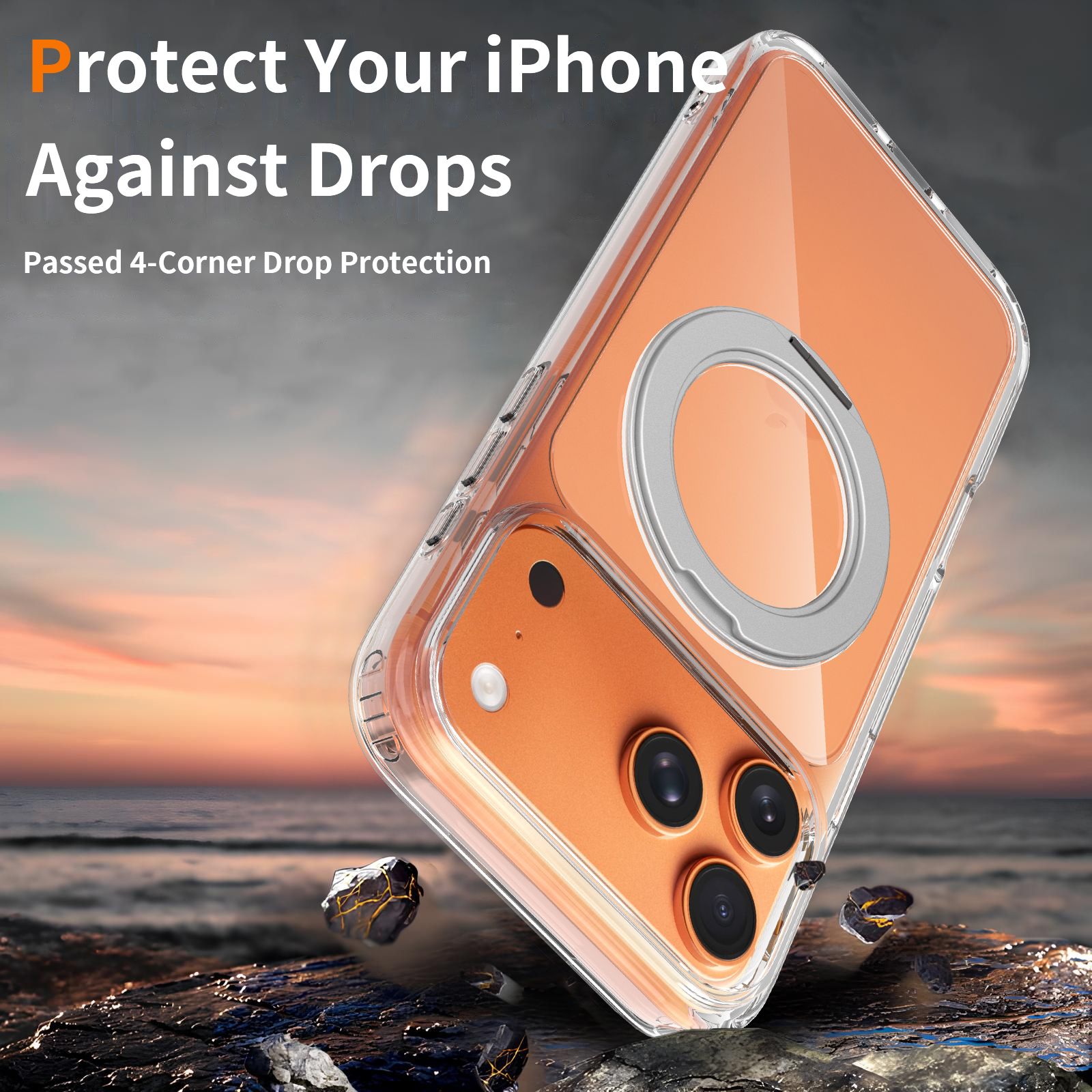 Orbit Prism 360° Rotating Stand Clear Case — 229