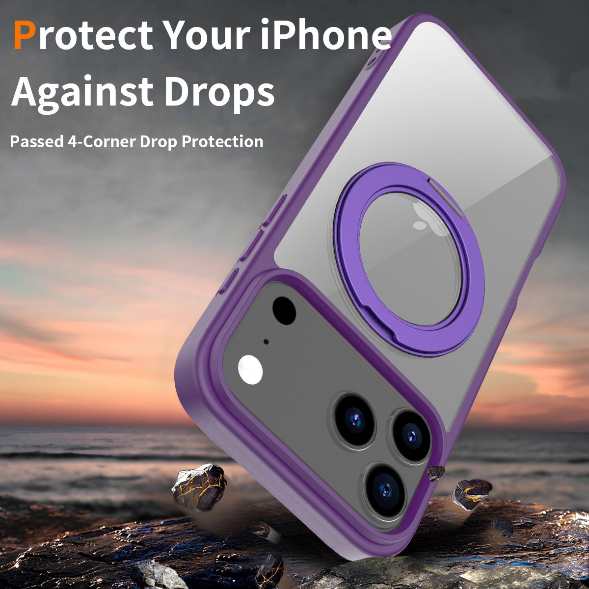 Orbit Prism 360° Rotating Stand Clear Case — 173