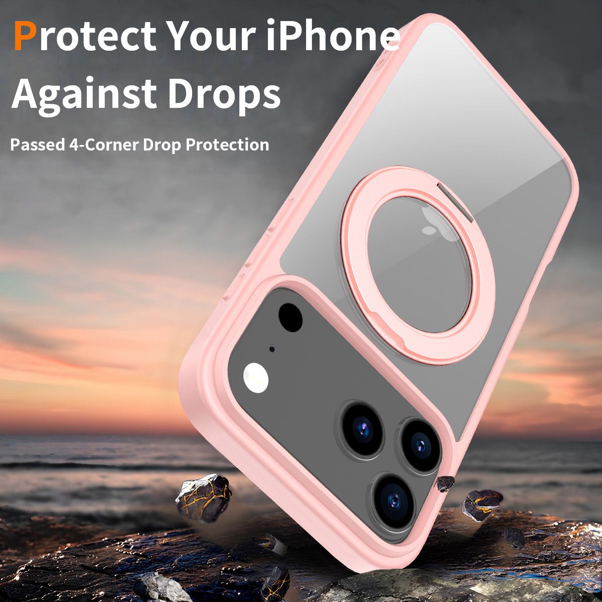 Orbit Prism 360° Rotating Stand Clear Case — 167