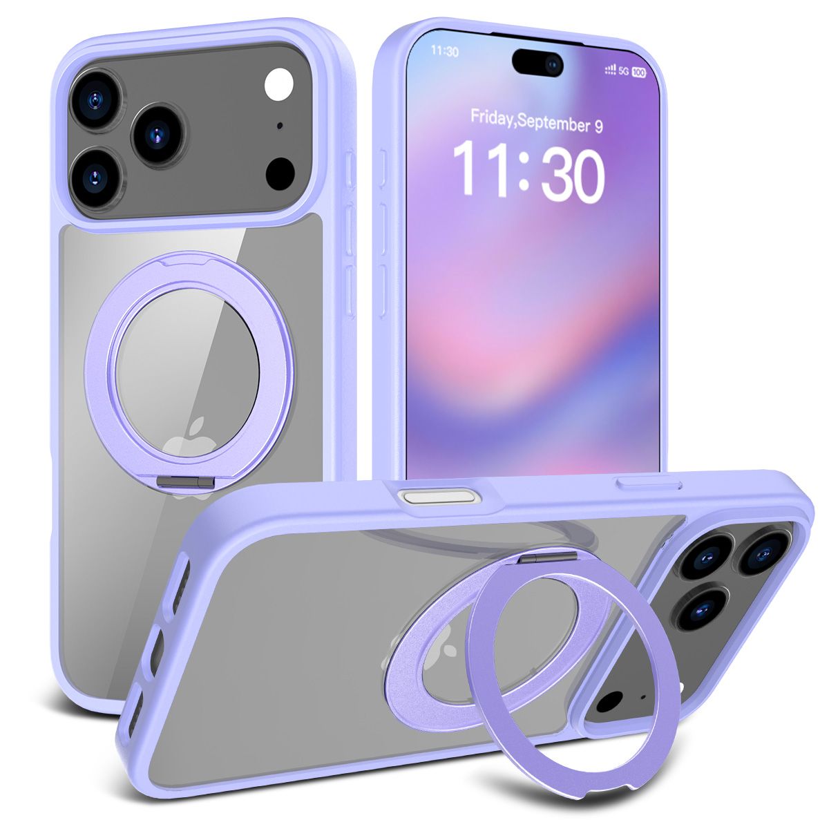 Orbit Prism 360° Rotating Stand Clear Case — 190