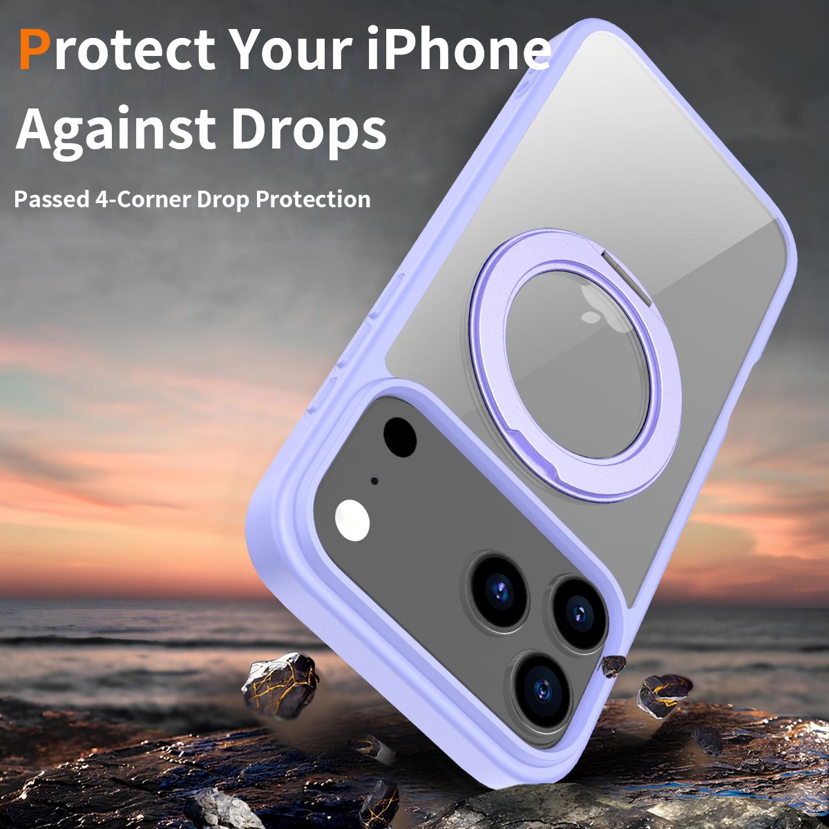 Orbit Prism 360° Rotating Stand Clear Case — 191