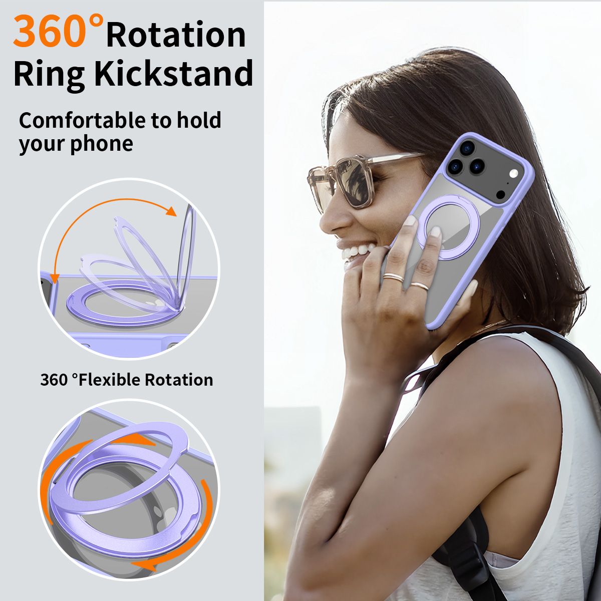 Orbit Prism 360° Rotating Stand Clear Case — 192