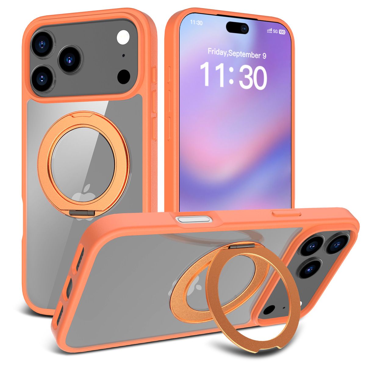 Orbit Prism 360° Rotating Stand Clear Case — 196
