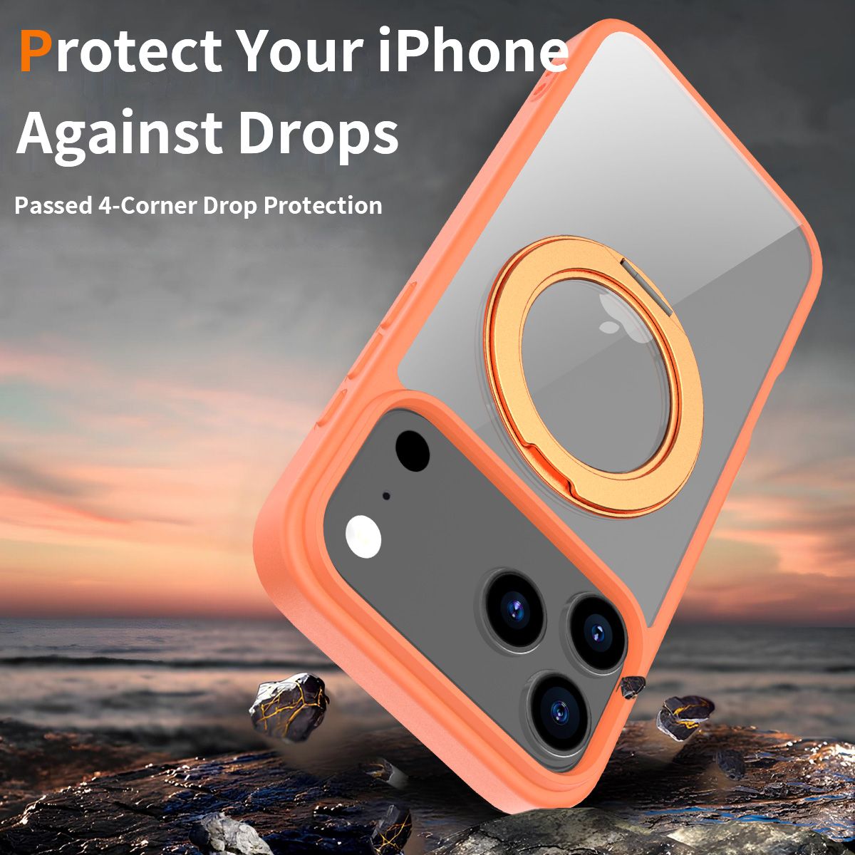 Orbit Prism 360° Rotating Stand Clear Case — 197