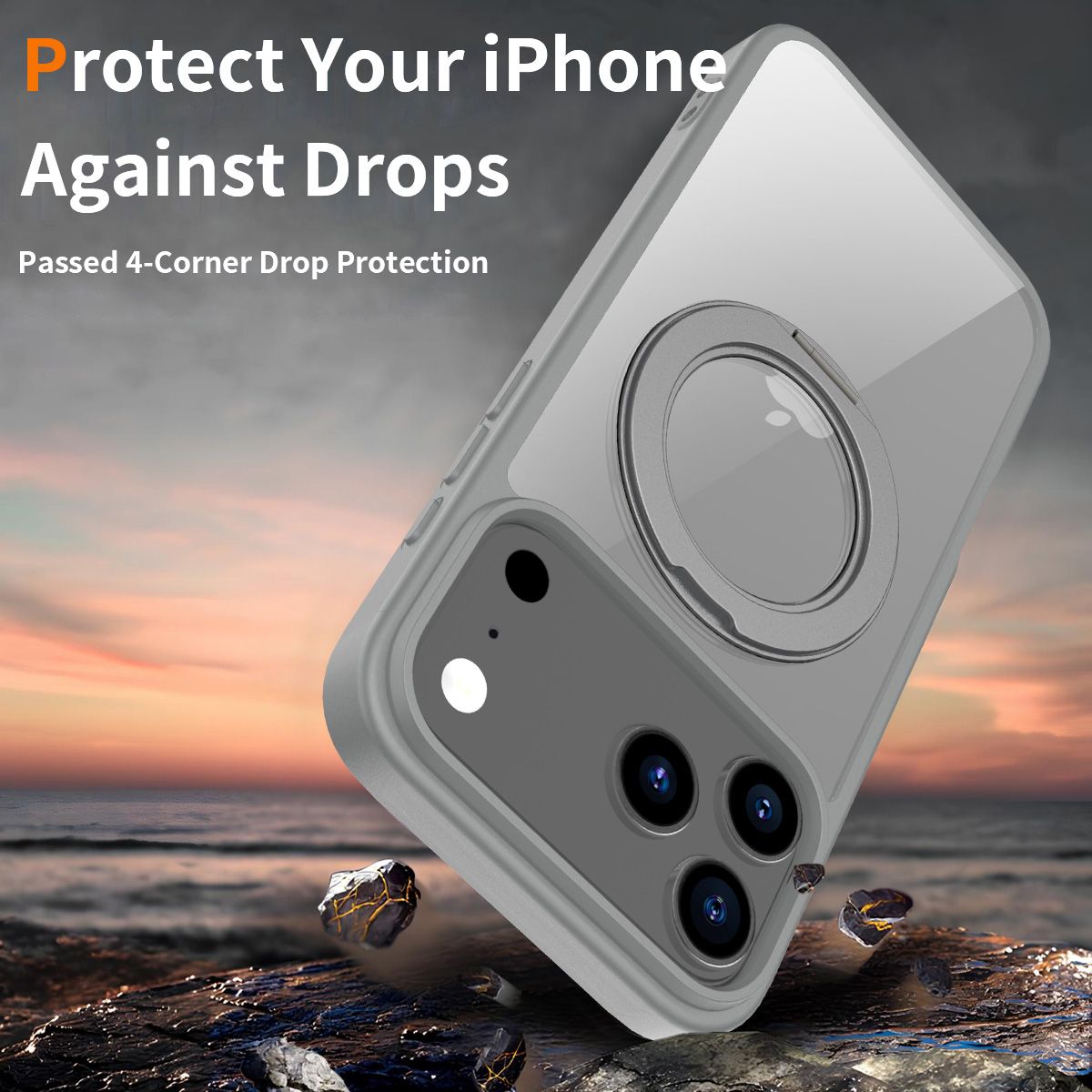 Orbit Prism 360° Rotating Stand Clear Case — 185