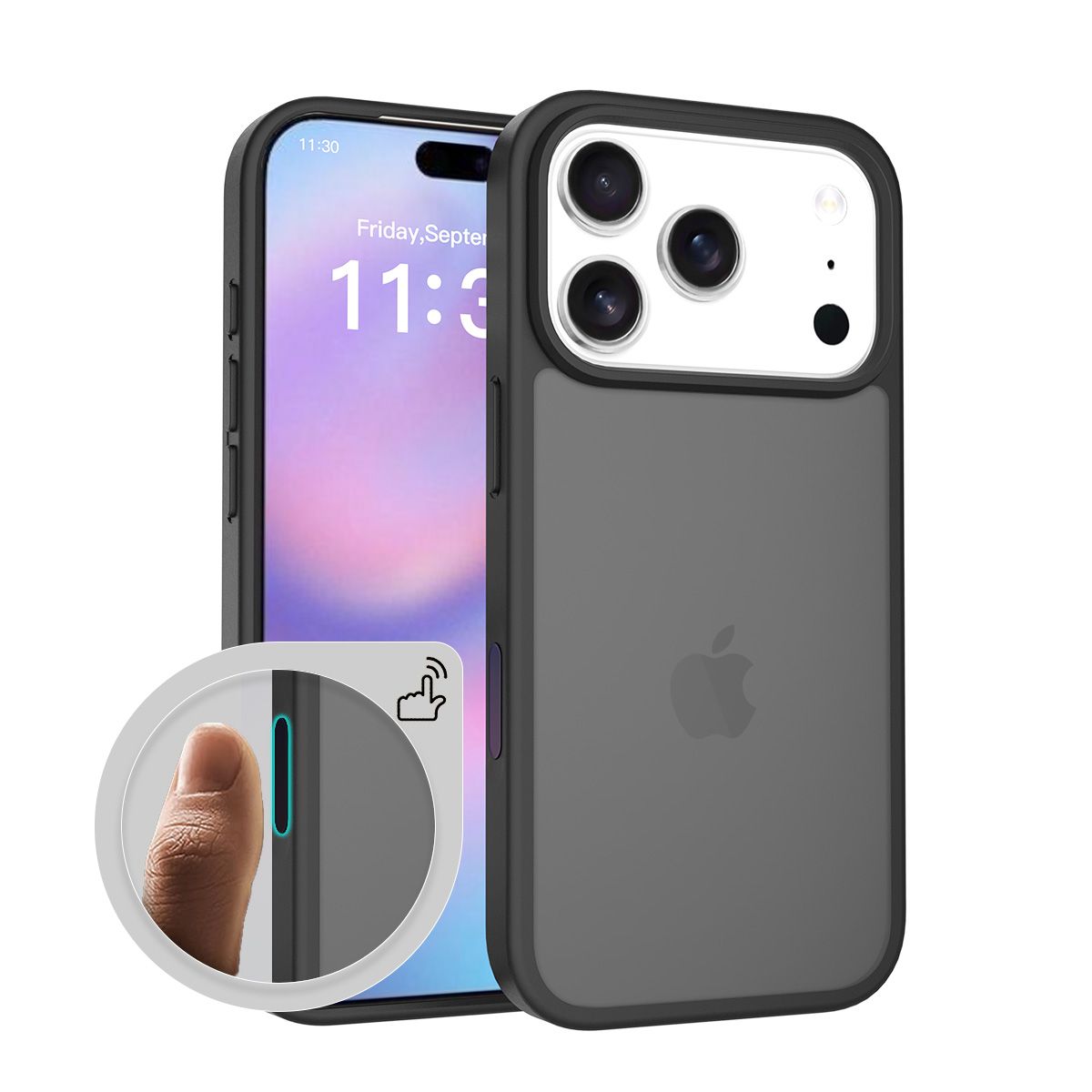 Pulse Translucent Matte Skin Feeling Case with Camera Action Button — 121