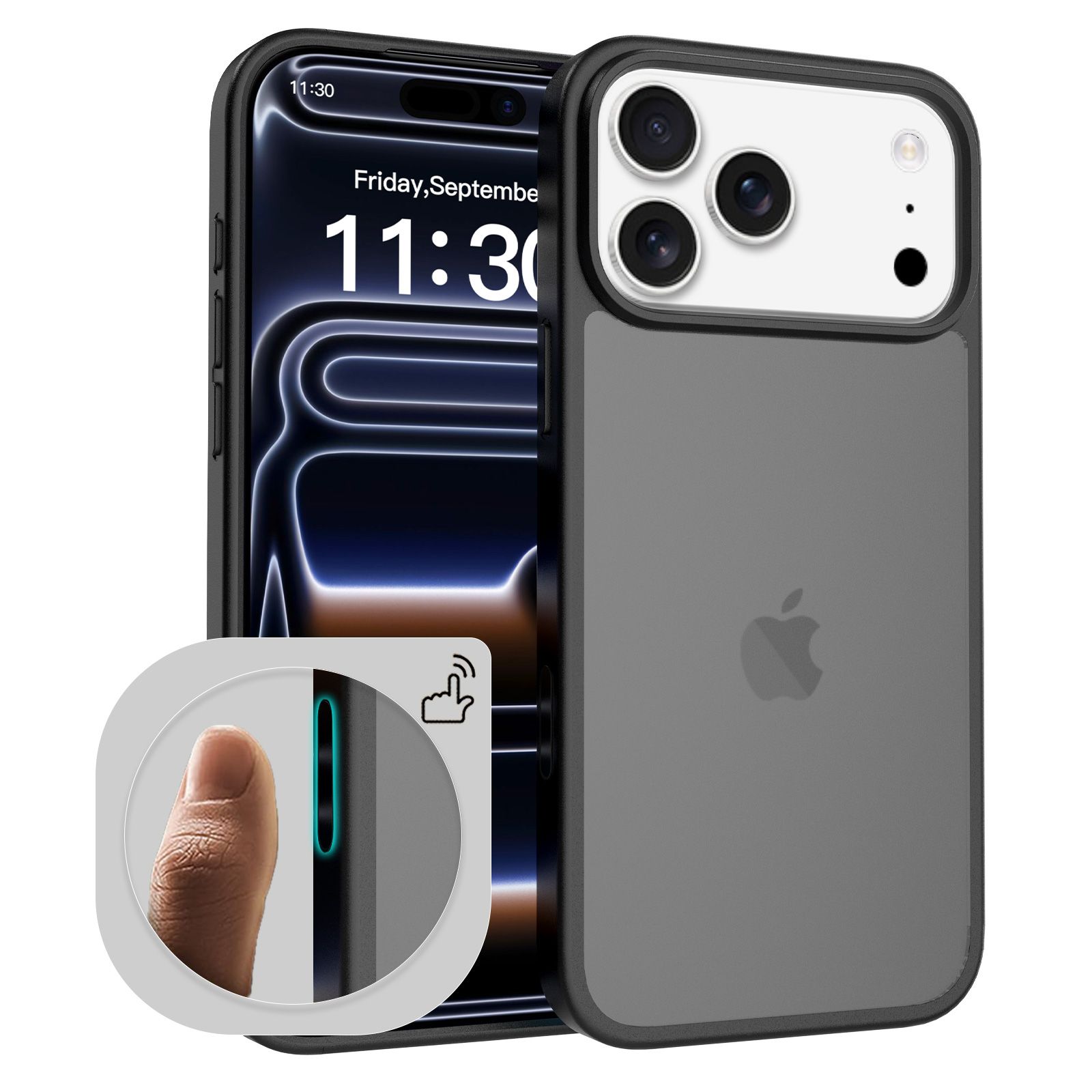 Pulse Translucent Matte Skin Feeling Case with Camera Action Button — 2
