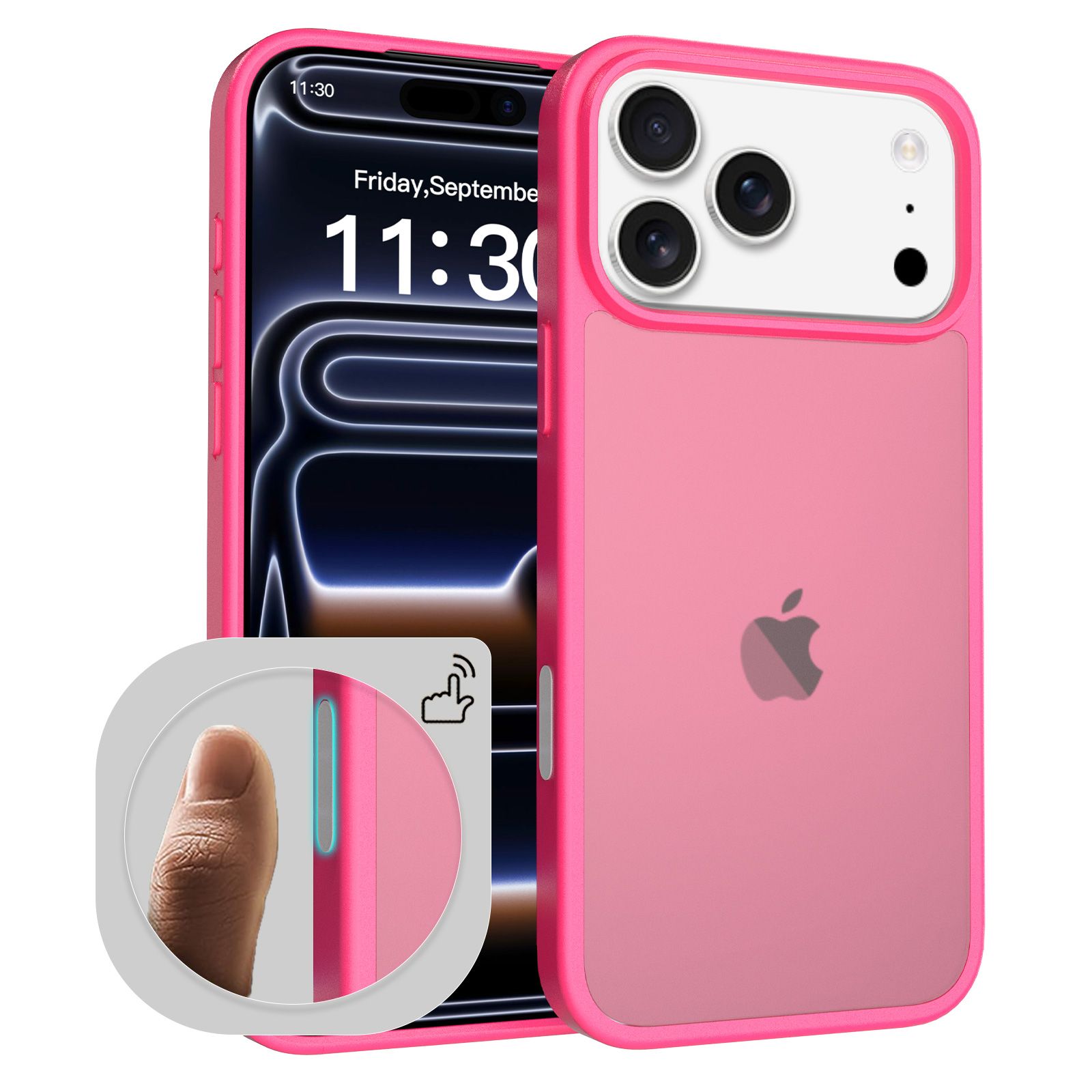Pulse Translucent Matte Skin Feeling Case with Camera Action Button — 112
