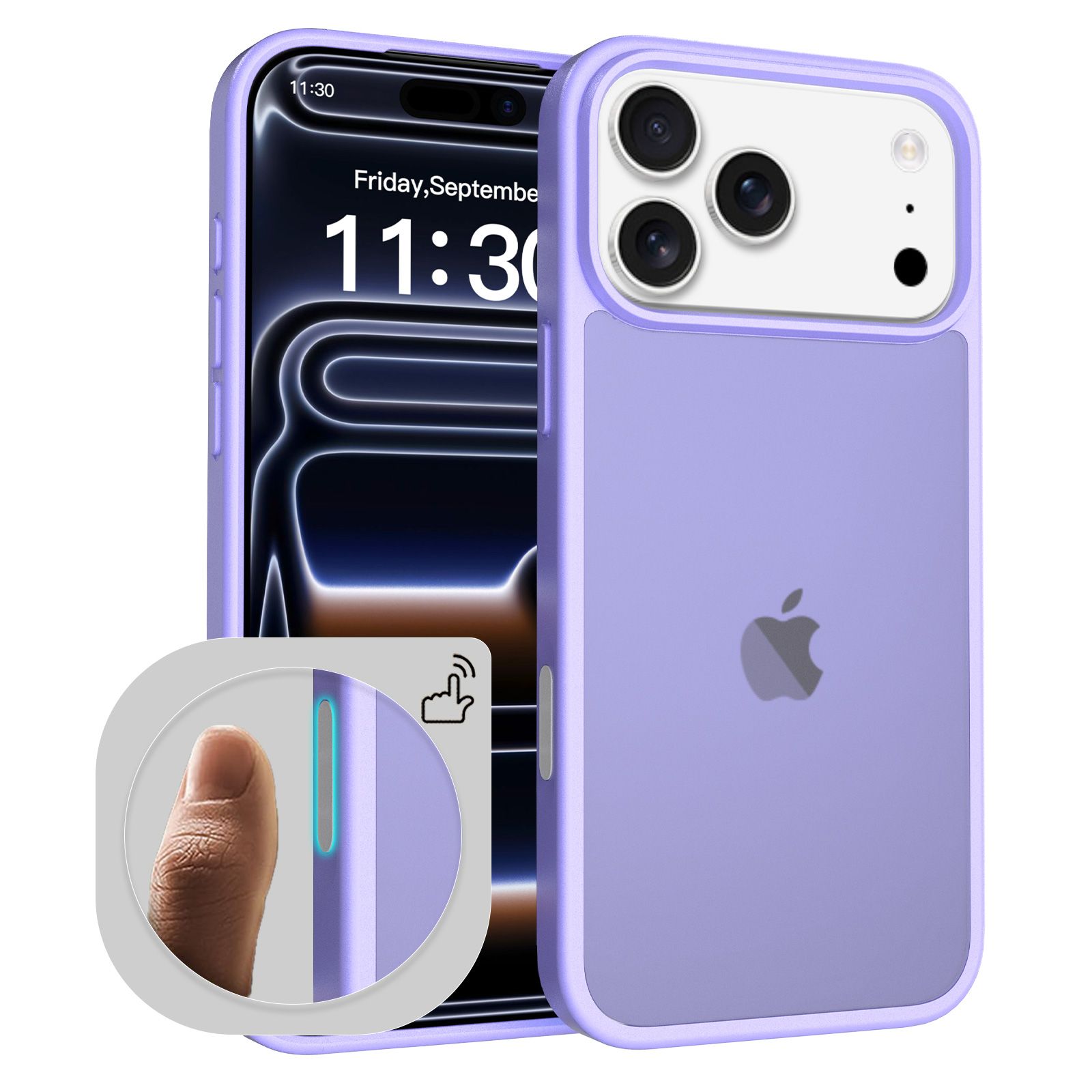 Pulse Translucent Matte Skin Feeling Case with Camera Action Button — 113