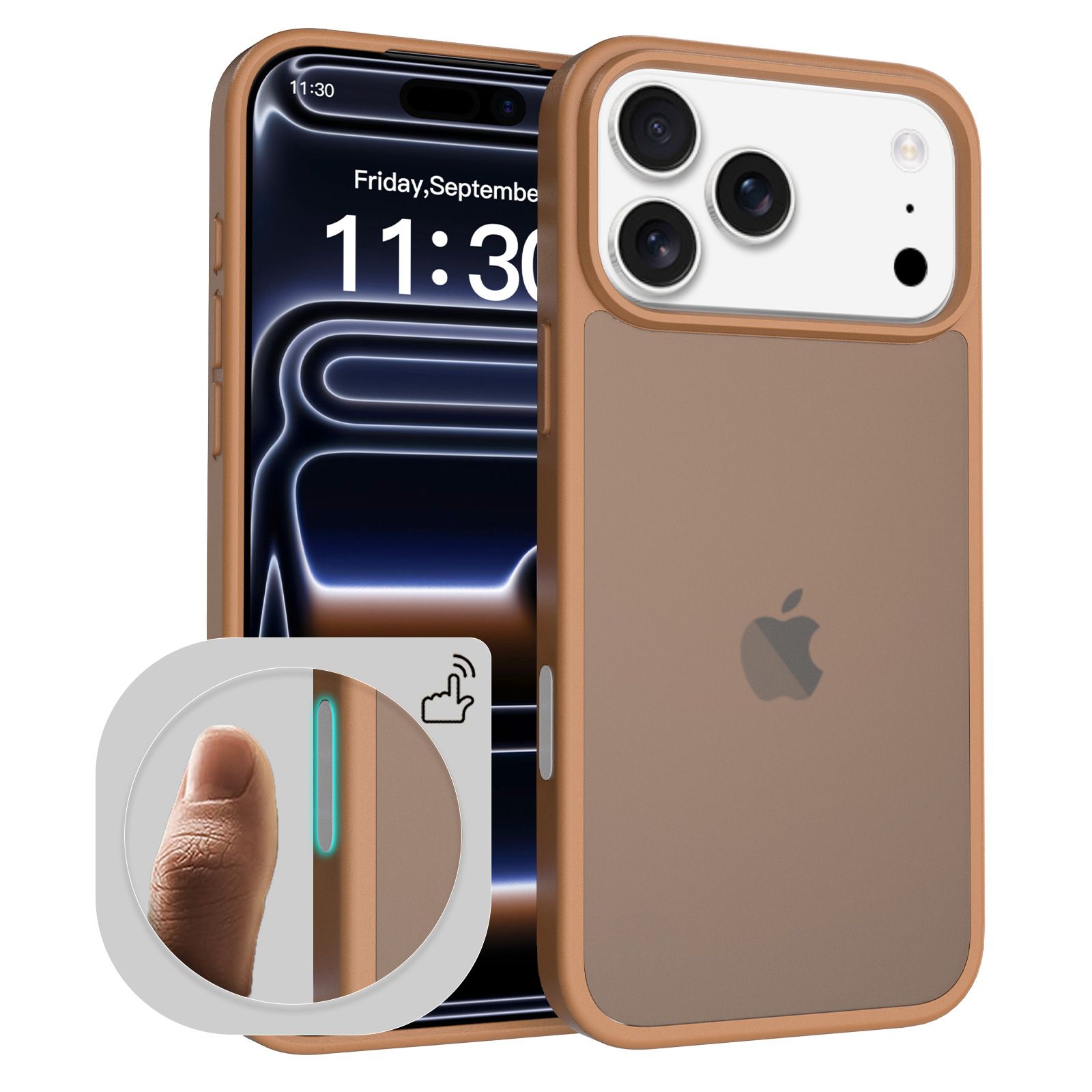 Pulse Translucent Matte Skin Feeling Case with Camera Action Button — 114