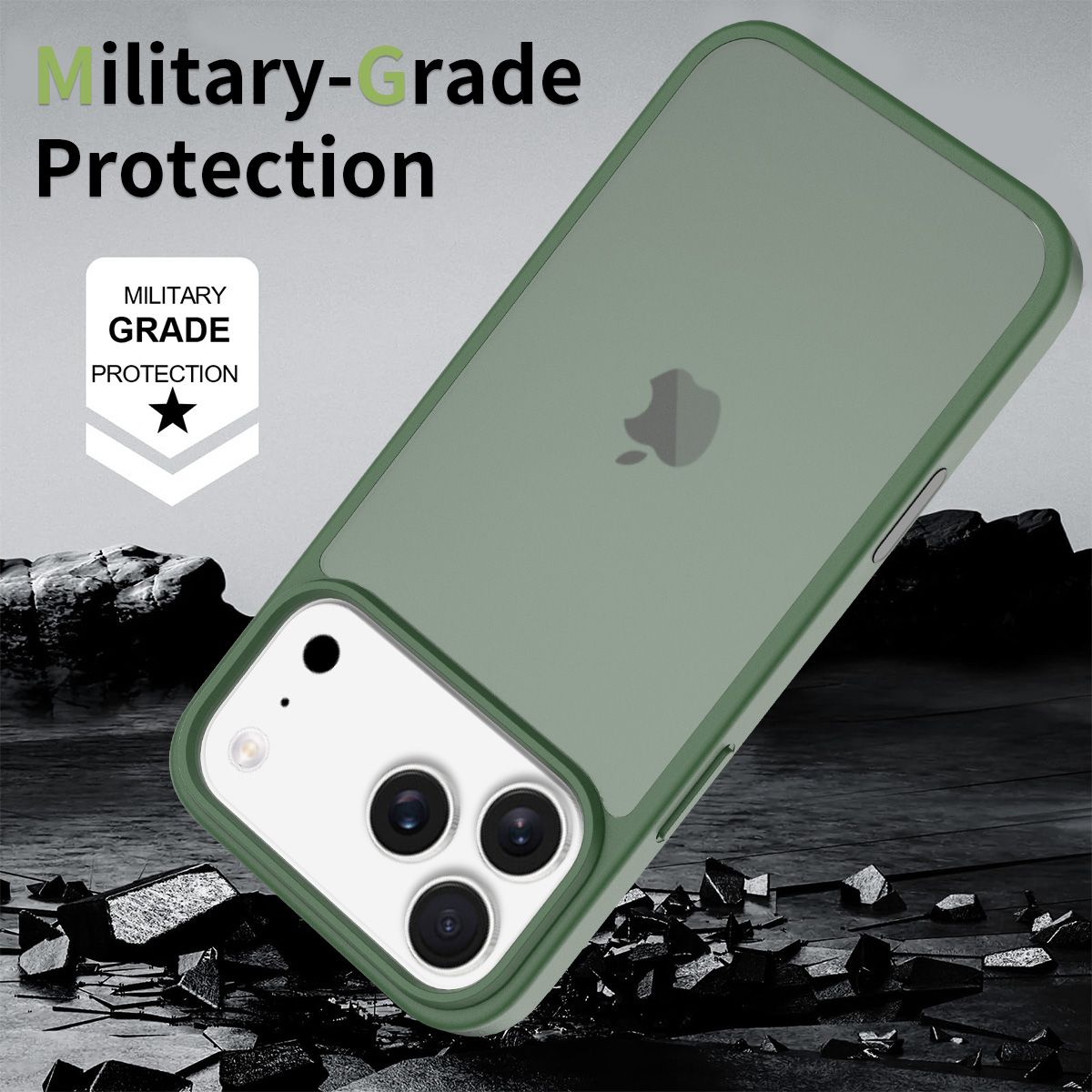 Pulse Translucent Matte Skin Feeling Case with Camera Action Button — 70