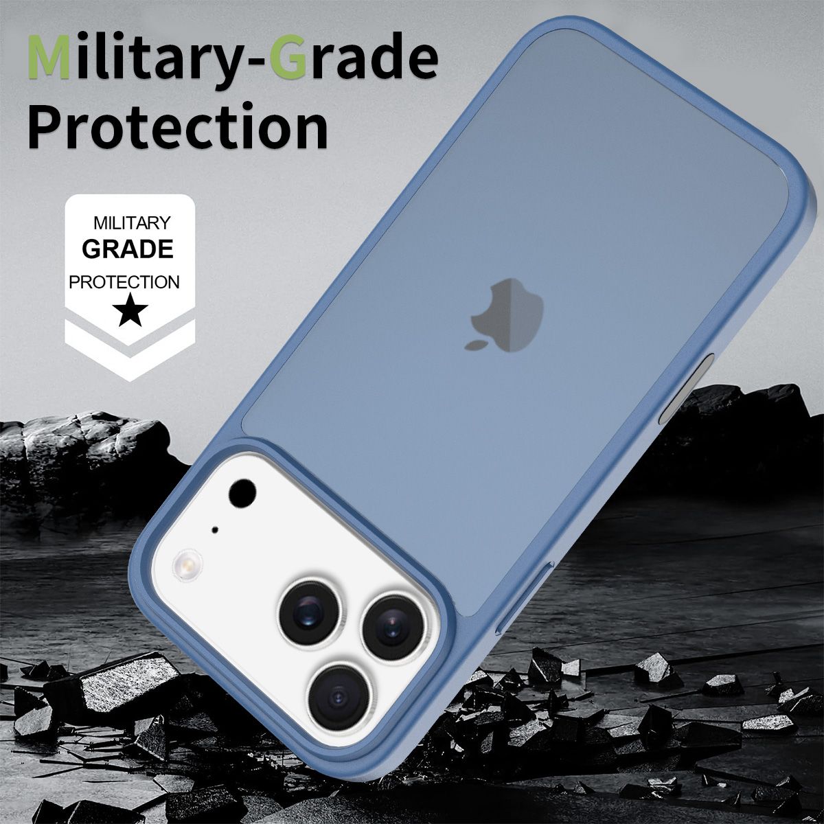 Pulse Translucent Matte Skin Feeling Case with Camera Action Button — 44