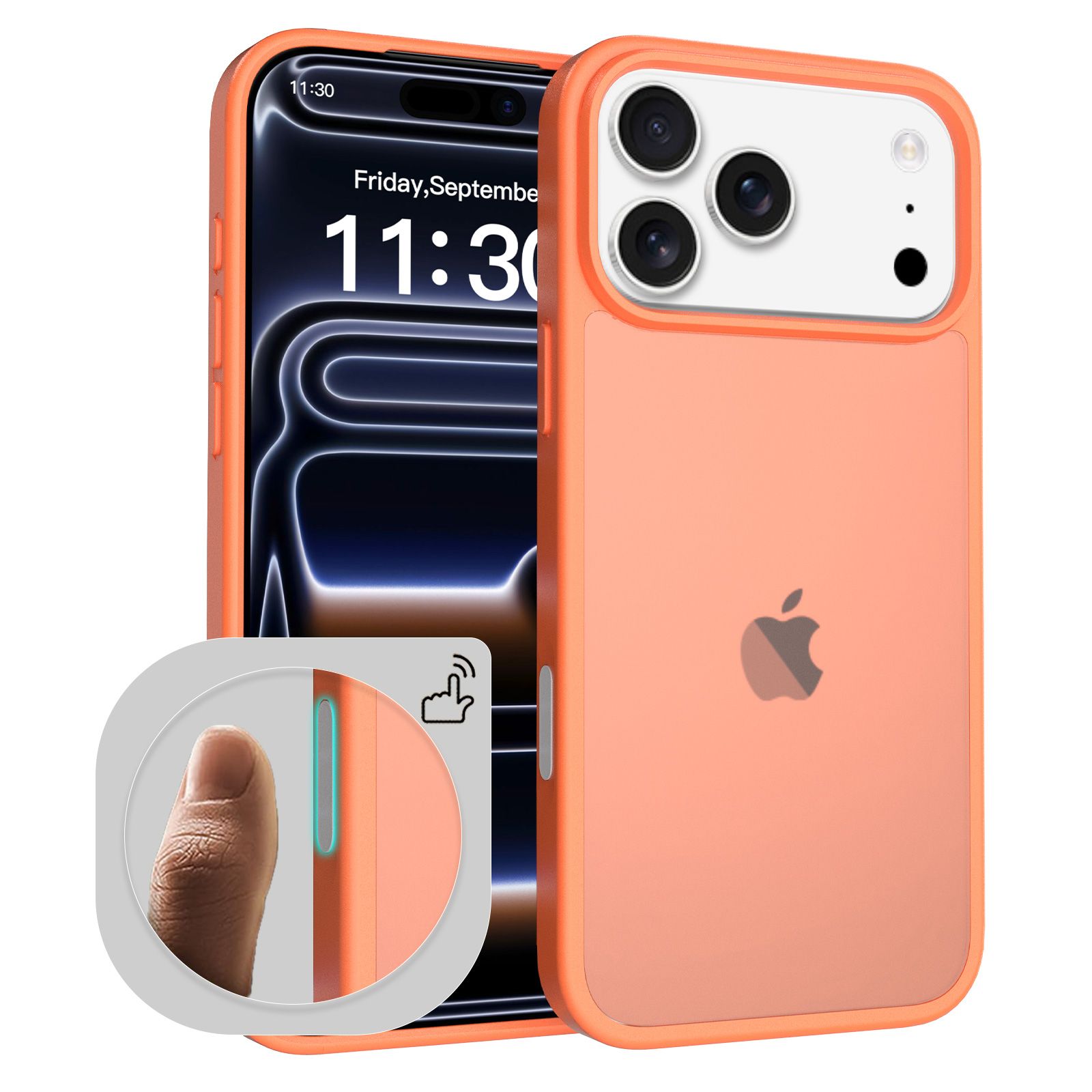 Pulse Translucent Matte Skin Feeling Case with Camera Action Button — 117