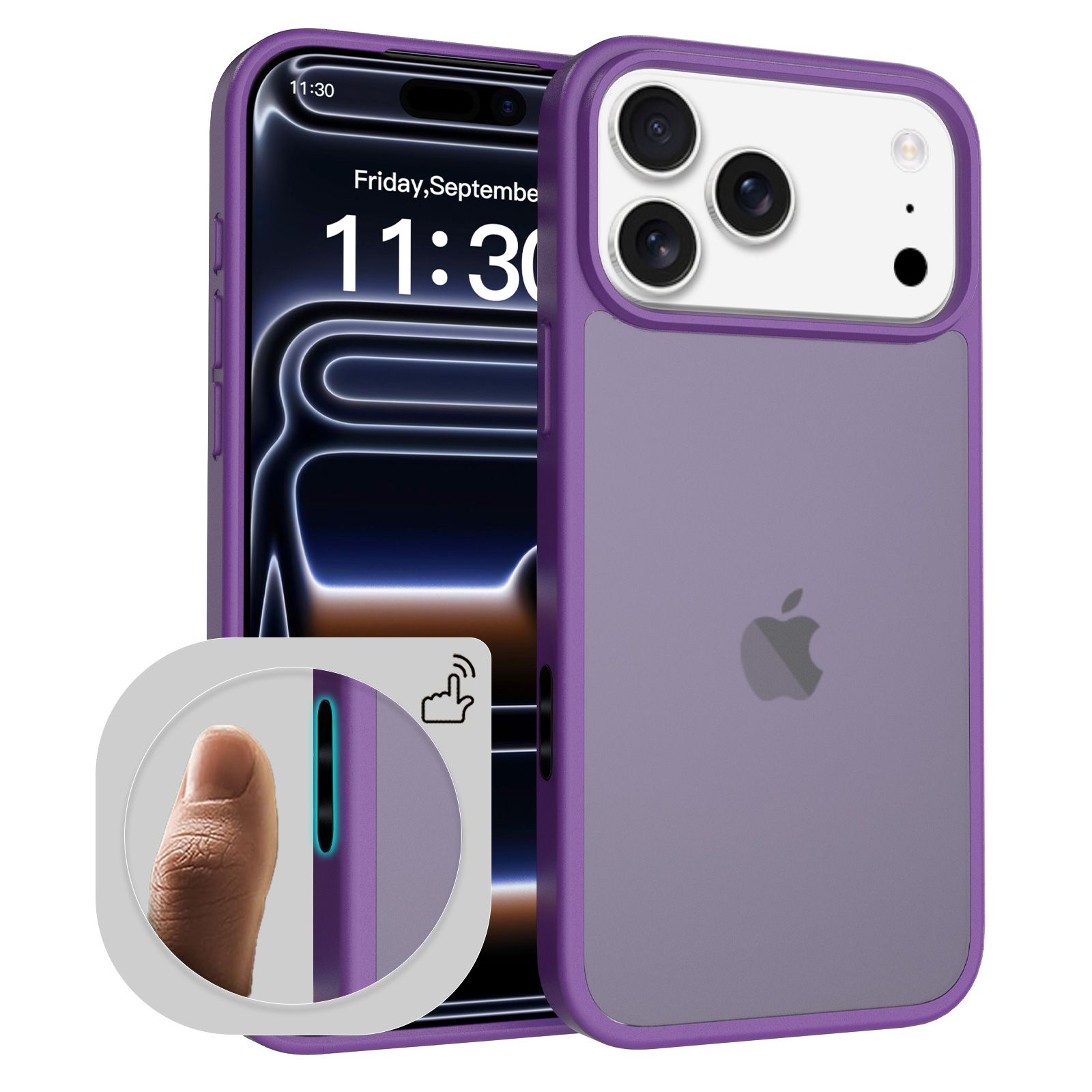 Pulse Translucent Matte Skin Feeling Case with Camera Action Button — 58
